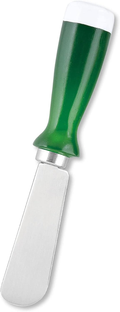 Jelly Bear Cheese Spreaders, Hand-Painted Resin Handles with Stainless Steel Blades for Spreading Cream Cheese, Butter, Jam, or Sandwich, Set of 4