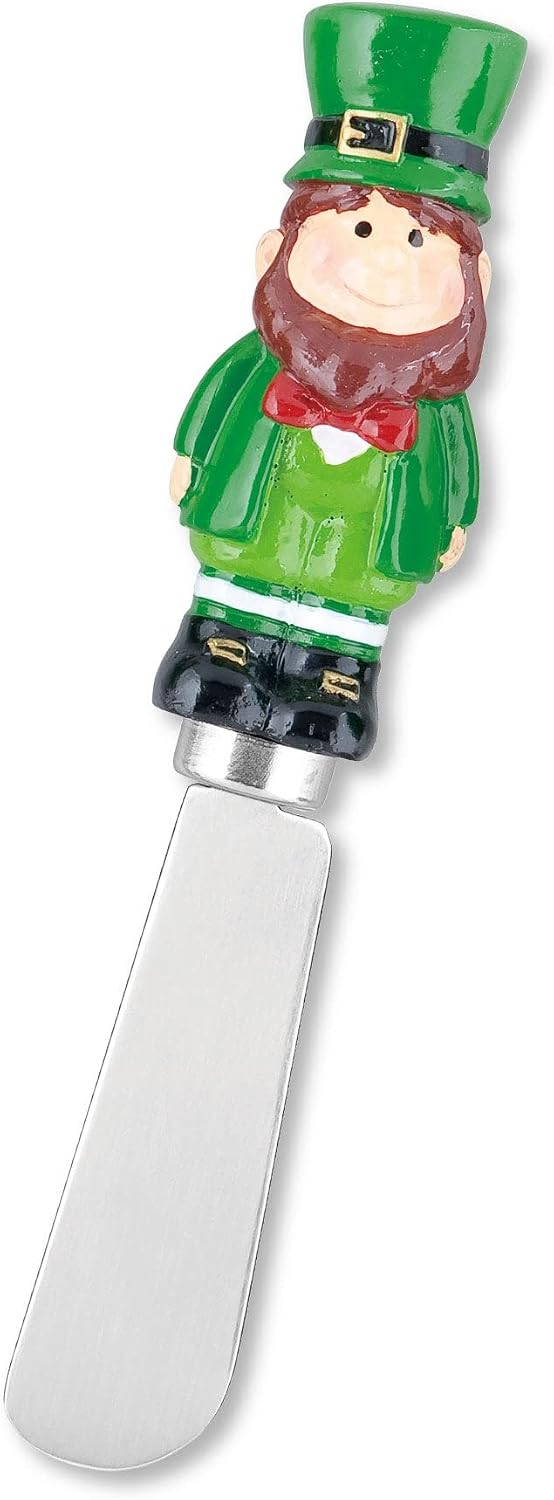 Jelly Bear Cheese Spreaders, Hand-Painted Resin Handles with Stainless Steel Blades for Spreading Cream Cheese, Butter, Jam, or Sandwich, Set of 4