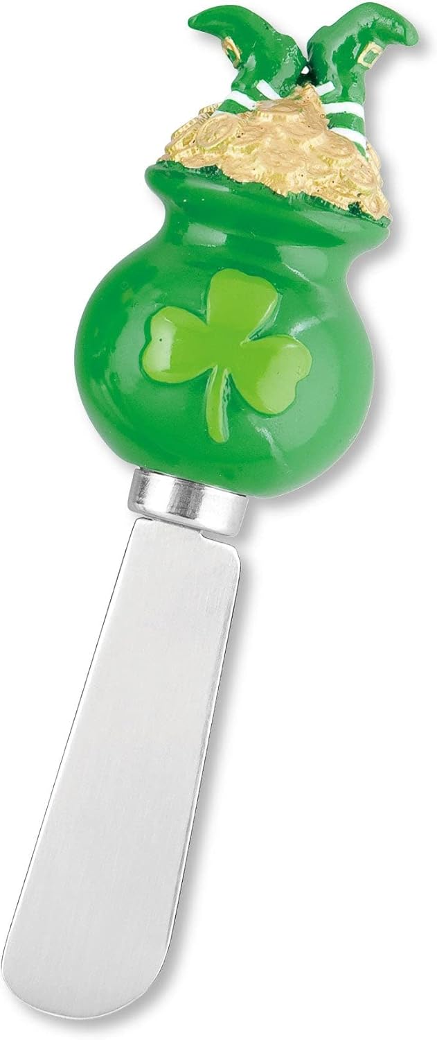 Jelly Bear Cheese Spreaders, Hand-Painted Resin Handles with Stainless Steel Blades for Spreading Cream Cheese, Butter, Jam, or Sandwich, Set of 4