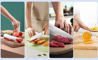 Knife Sharpening Stone Whetstone 1000 Grit Knife Sharpener Enough for Daily Sharpening Stone With 2 Non-Slip Rubber Bases,Safety and Easy to Use For Beginners