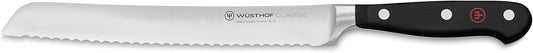 Wüsthof Classic 8" Bread Knife, Black