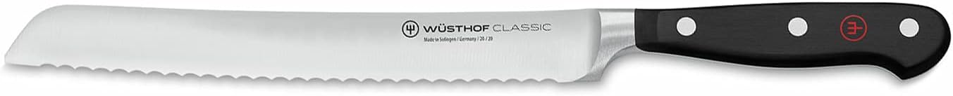 Wüsthof Classic 8" Bread Knife, Black