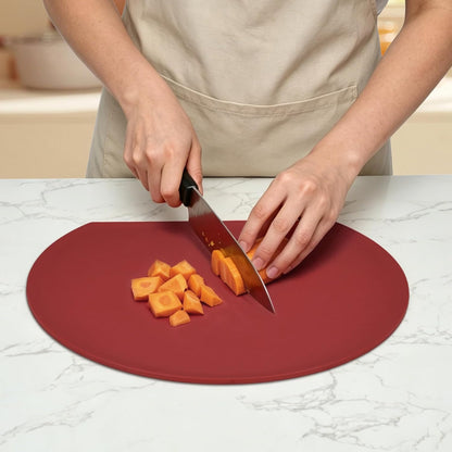Flexible TPU Cutting Board, Cutting Mats for Kitchen, Scratch-Resistant