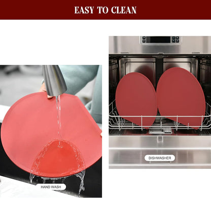 Flexible TPU Cutting Board, Cutting Mats for Kitchen, Scratch-Resistant