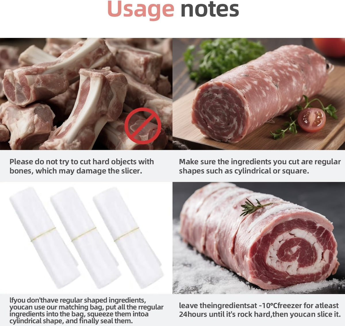 Manual Frozen Meat Slicer for Hot Pot, Upgraded Stainless Steel Meat Cutter for Beef Mutton Pork Roll, Food Slicer Machine for Shabu Shabu, BBQ, Sandwiches, KBBQ Home Cooking