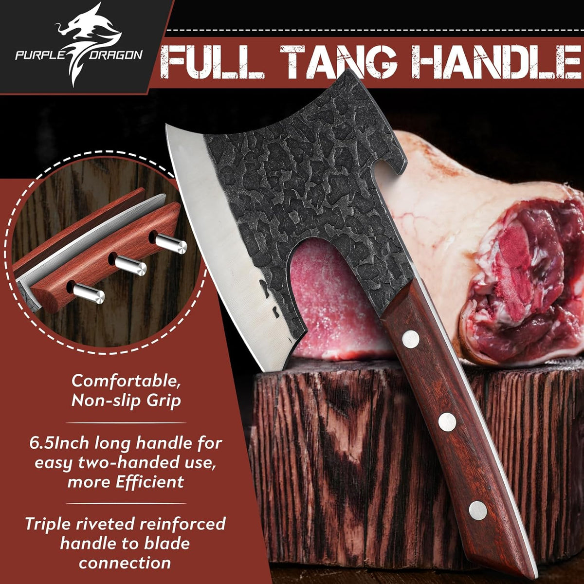 Butcher Knife Heavy Duty Meat Cleaver