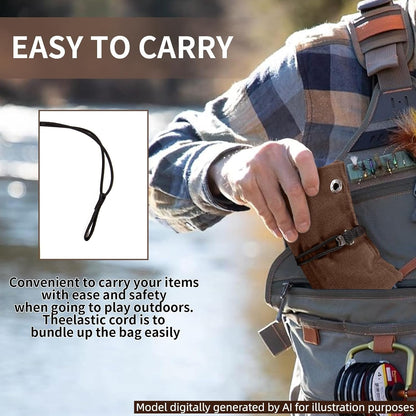 Pocket Knife Roll, Pocket Knife Storage with 6 Slots for Olight Small Tool Roll, Mini EDC Pouch, Tactical Multifunctional Storage Bag