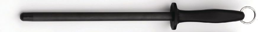 Black Ceramic Sharpening Rod with Plastic Handle, 11”, 28cm