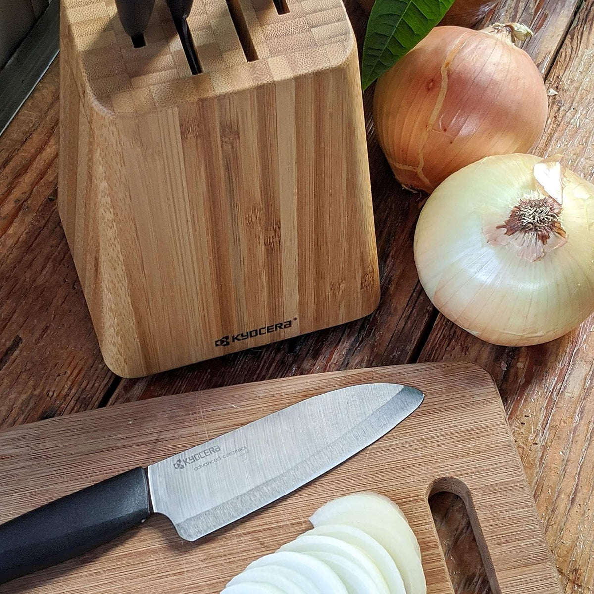 ’s Revolution 4-Piece Ceramic Knife Set: Chef Knife For Your Cooking Needs, Includes 6"Chef's Santoku, 5.5" Santoku, 4.5" Utility & 3" Paring Knives, Black