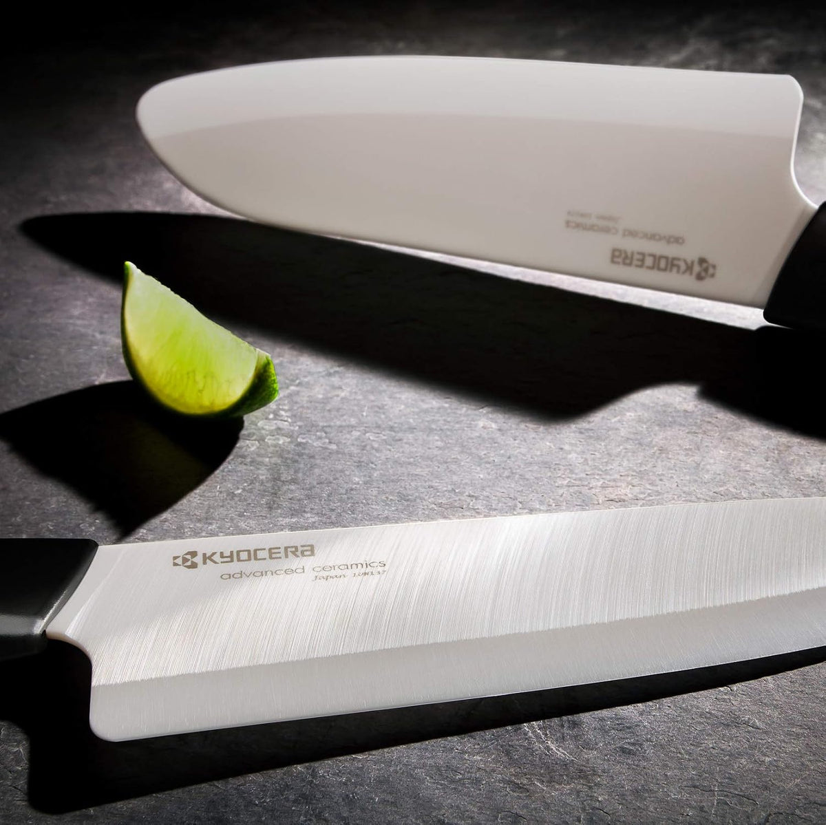 ’s Revolution 4-Piece Ceramic Knife Set: Chef Knife For Your Cooking Needs, Includes 6"Chef's Santoku, 5.5" Santoku, 4.5" Utility & 3" Paring Knives, Black