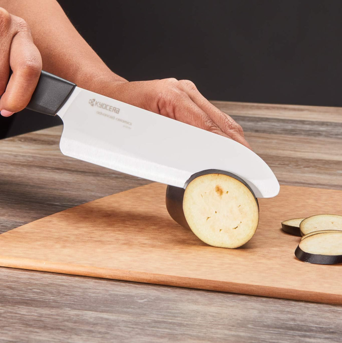 ’s Revolution 4-Piece Ceramic Knife Set: Chef Knife For Your Cooking Needs, Includes 6"Chef's Santoku, 5.5" Santoku, 4.5" Utility & 3" Paring Knives, Black