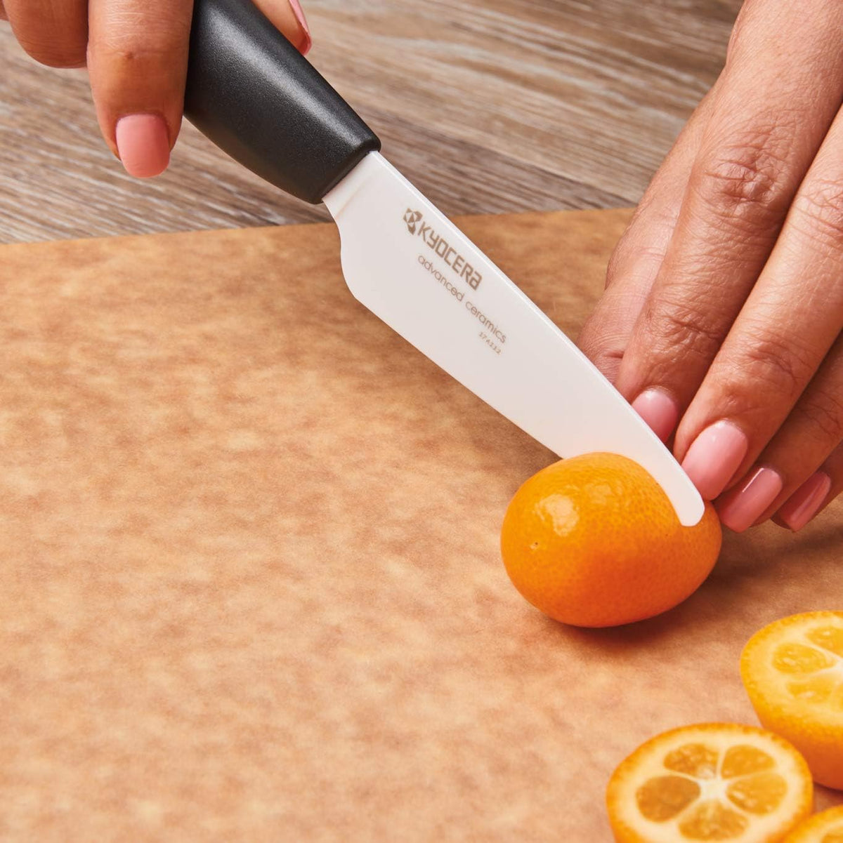 ’s Revolution 4-Piece Ceramic Knife Set: Chef Knife For Your Cooking Needs, Includes 6"Chef's Santoku, 5.5" Santoku, 4.5" Utility & 3" Paring Knives, Black