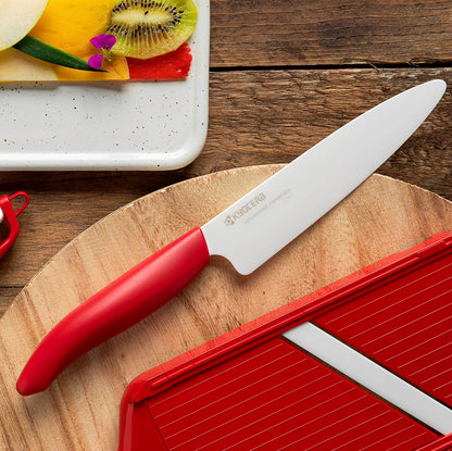 ’s Revolution 4-Piece Ceramic Knife Set: Chef Knife For Your Cooking Needs, Includes 6"Chef's Santoku, 5.5" Santoku, 4.5" Utility & 3" Paring Knives, Black