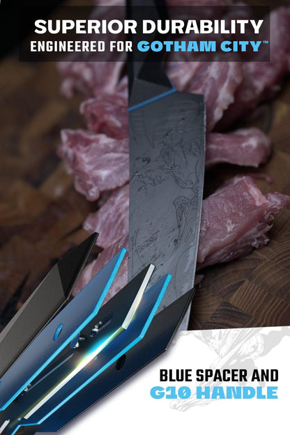 8" Chef Knife - Batman™ Official Shadow Black DC Edition