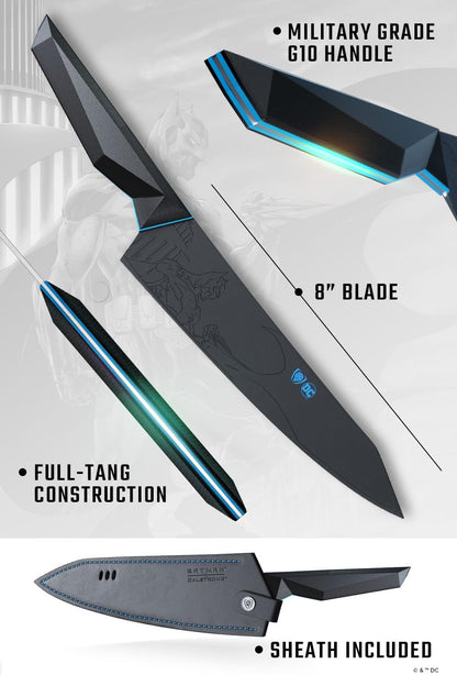 8" Chef Knife - Batman™ Official Shadow Black DC Edition