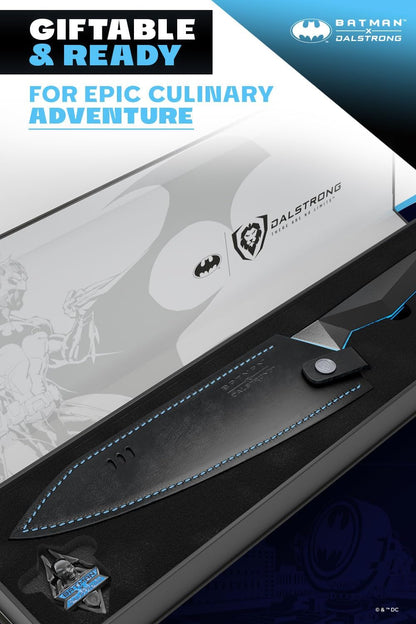 8" Chef Knife - Batman™ Official Shadow Black DC Edition