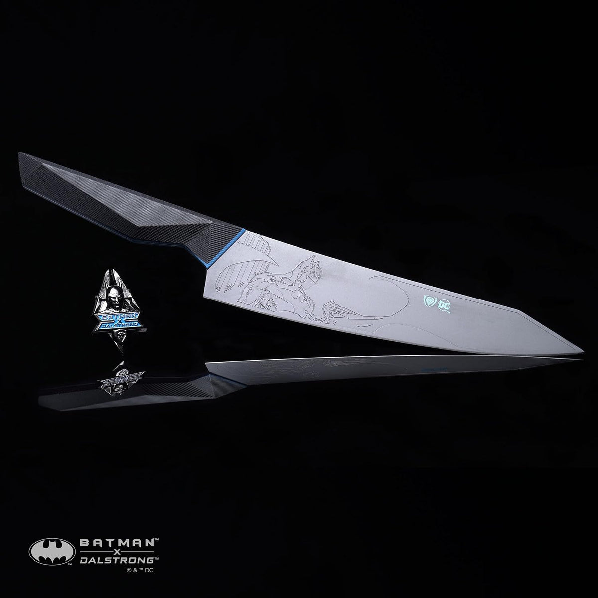 8" Chef Knife - Batman™ Official Shadow Black DC Edition