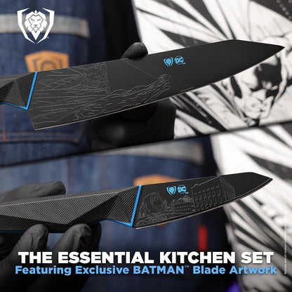 8" Chef Knife - Batman™ Official Shadow Black DC Edition