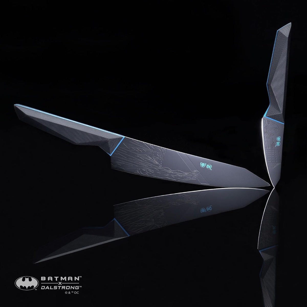 8" Chef Knife - Batman™ Official Shadow Black DC Edition
