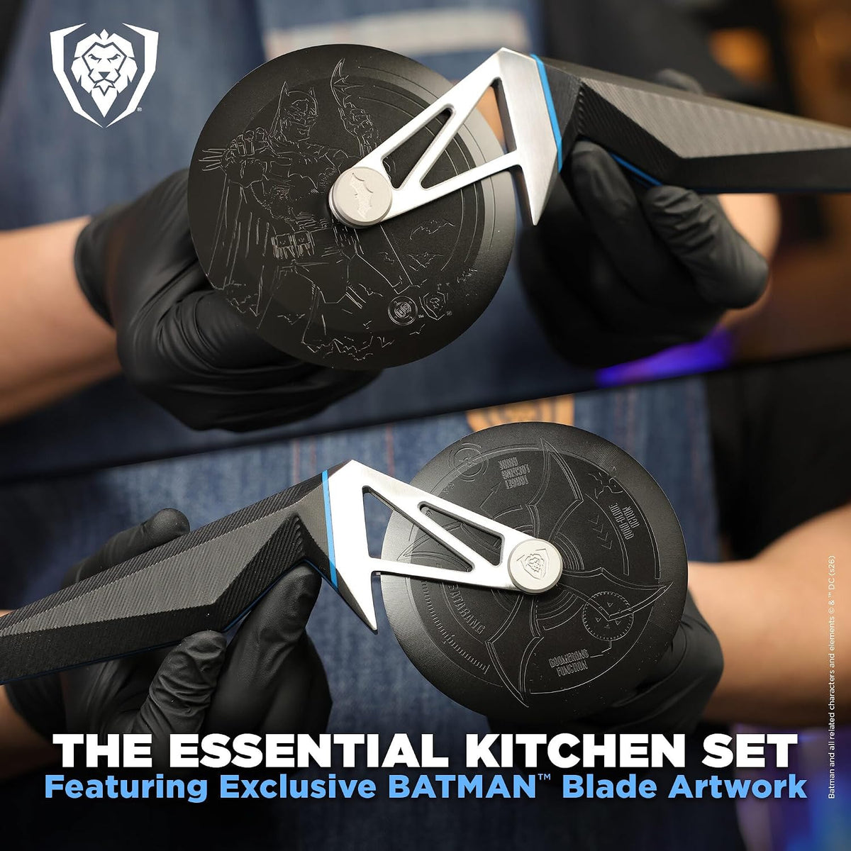 8" Chef Knife - Batman™ Official Shadow Black DC Edition