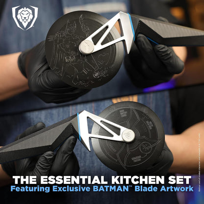 8" Chef Knife - Batman™ Official Shadow Black DC Edition