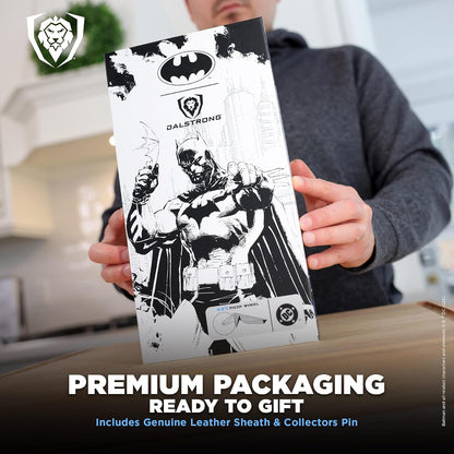 8" Chef Knife - Batman™ Official Shadow Black DC Edition