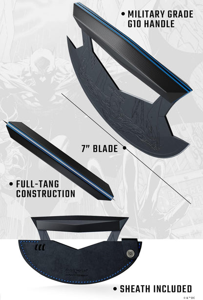 8" Chef Knife - Batman™ Official Shadow Black DC Edition
