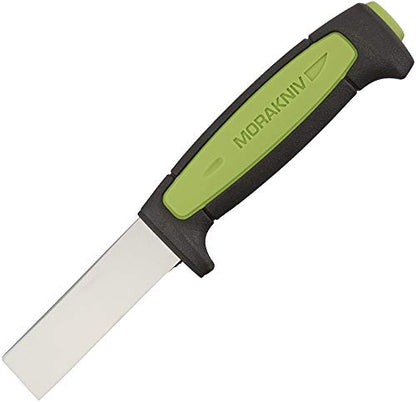 Craftline Carbon Steel Wood Chisel Knife With Sheath for Wood Carving, 3 Inch