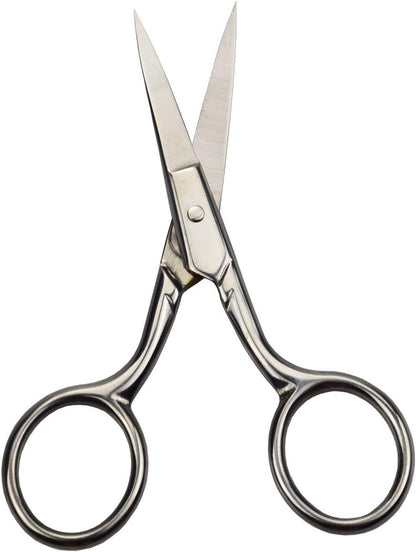 Professional Grooming Scissors for Men Facial Hair Removal | Personal Care, Ear Nose Eyebrow Trimming, Stainless Steel Fine Straight Tip Scissors