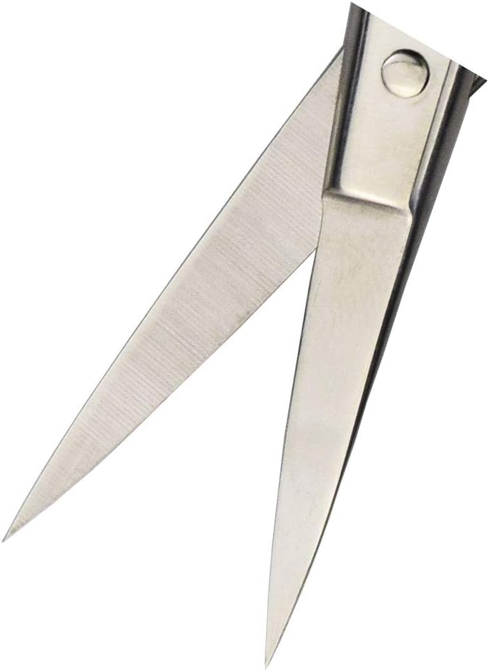 Professional Grooming Scissors for Men Facial Hair Removal | Personal Care, Ear Nose Eyebrow Trimming, Stainless Steel Fine Straight Tip Scissors