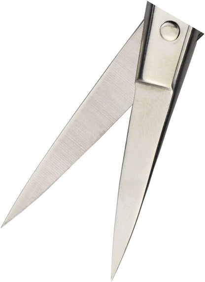 Professional Grooming Scissors for Men Facial Hair Removal | Personal Care, Ear Nose Eyebrow Trimming, Stainless Steel Fine Straight Tip Scissors