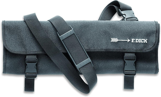 Dick Knives GD796 Black Textile Roll Bag and Strap