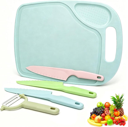 6 Pieces Plastic Fruit Knife: Food-Grade, Kid Kitchen Knife Set Safe