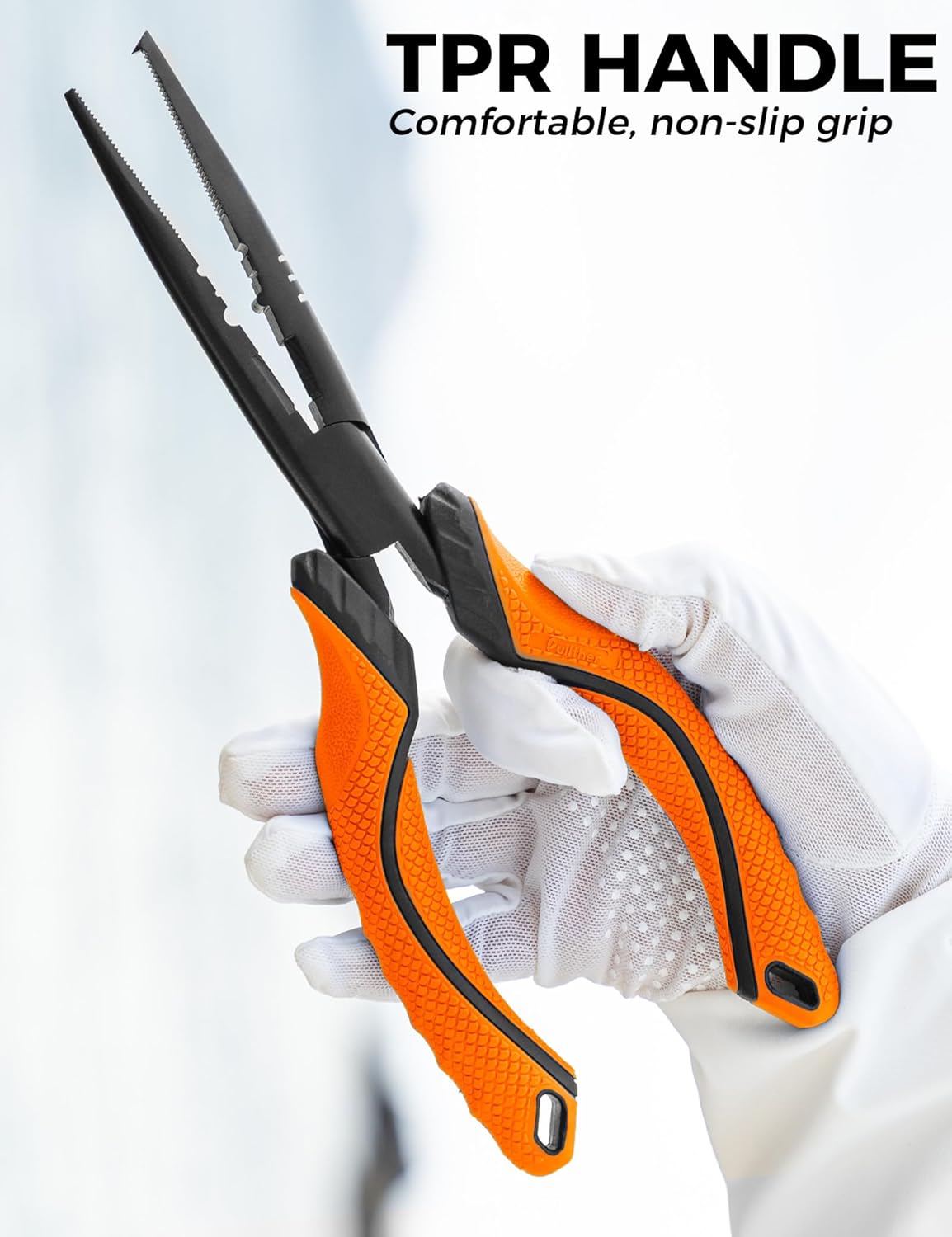 2PC Fishing Tool Kit - 7" Fillet Knife,Fishing Pliers,Multitool Hook Remover Fishing Pliers,Fishing Gear for Saltwater