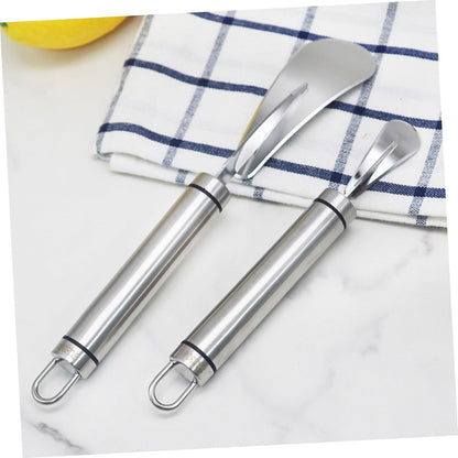 2pcs Citrus Peeler Set with 304 Stainless Steel Orange and Grapefruit Knives Multifunctional Fruit Peeling Tools for Kitchen and Home Use