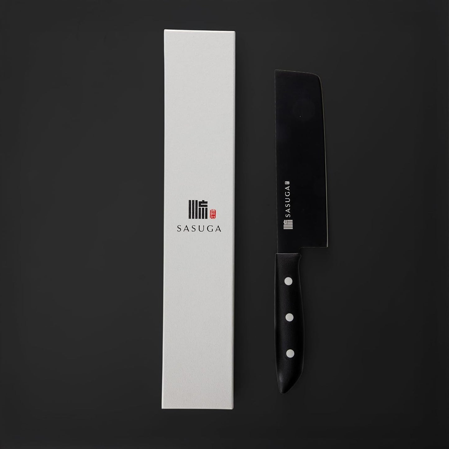 Lightweigth Japanese Nakiri Vegetable Knife 165 mm – Made in Japan | Molybdenum-Vanadium Stainless Steel | Flat Blade for Precise Vegetable Cutting