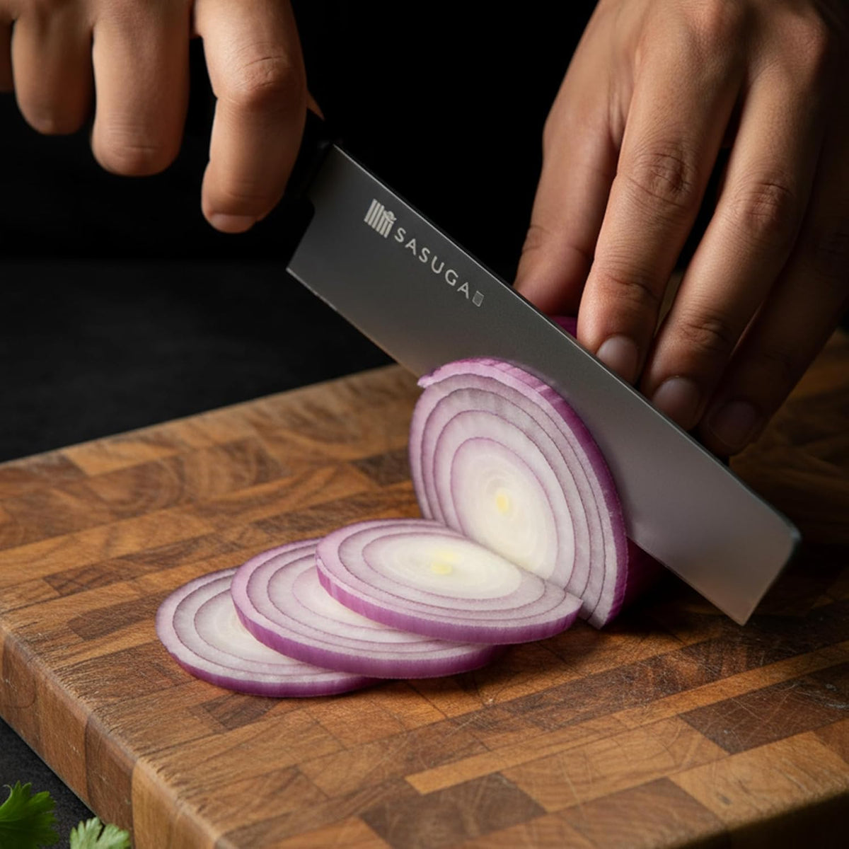 Lightweigth Japanese Nakiri Vegetable Knife 165 mm – Made in Japan | Molybdenum-Vanadium Stainless Steel | Flat Blade for Precise Vegetable Cutting