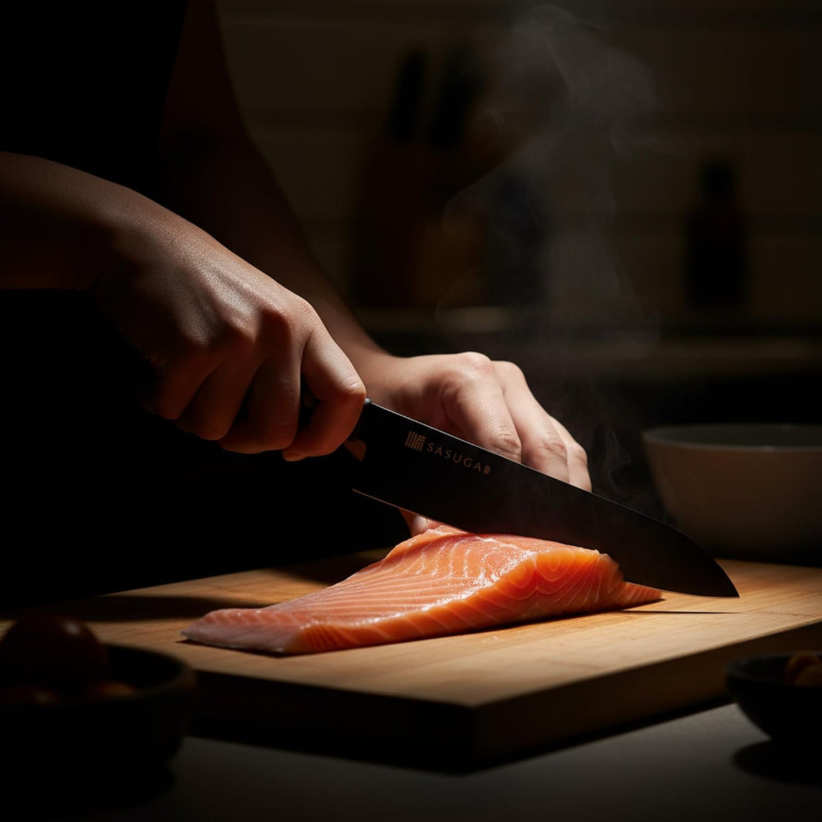 Lightweigth Japanese Nakiri Vegetable Knife 165 mm – Made in Japan | Molybdenum-Vanadium Stainless Steel | Flat Blade for Precise Vegetable Cutting
