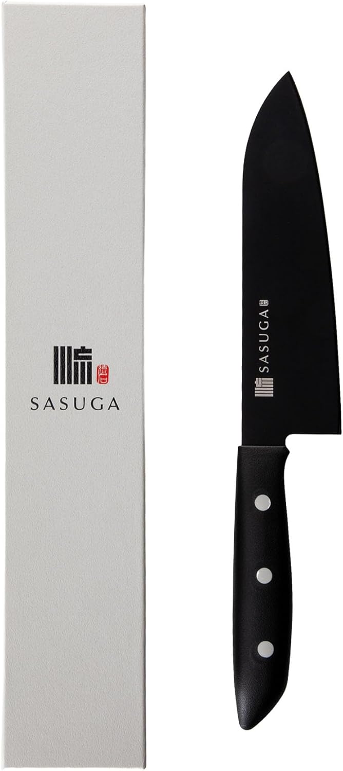 Lightweigth Japanese Nakiri Vegetable Knife 165 mm – Made in Japan | Molybdenum-Vanadium Stainless Steel | Flat Blade for Precise Vegetable Cutting
