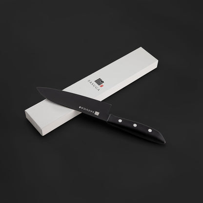 Lightweigth Japanese Nakiri Vegetable Knife 165 mm – Made in Japan | Molybdenum-Vanadium Stainless Steel | Flat Blade for Precise Vegetable Cutting