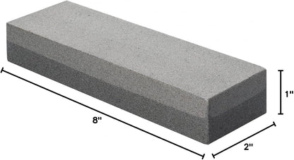 6" Dual Grit Knife Blade Sharpener Sharpening Stone, 120/240 Grit