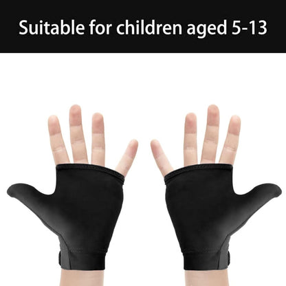 4pcs Thumb Sucking Guard Gloves Kids Anti Thumb Sucking Glove Chewy Compression Thumb Sucking Stop Nail Biting Finger Biting Glove for Kids Thumb Guard for Ages 5-12