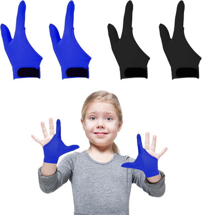 4pcs Thumb Sucking Guard Gloves Kids Anti Thumb Sucking Glove Chewy Compression Thumb Sucking Stop Nail Biting Finger Biting Glove for Kids Thumb Guard for Ages 5-12