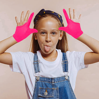 4pcs Thumb Sucking Guard Gloves Kids Anti Thumb Sucking Glove Chewy Compression Thumb Sucking Stop Nail Biting Finger Biting Glove for Kids Thumb Guard for Ages 5-12