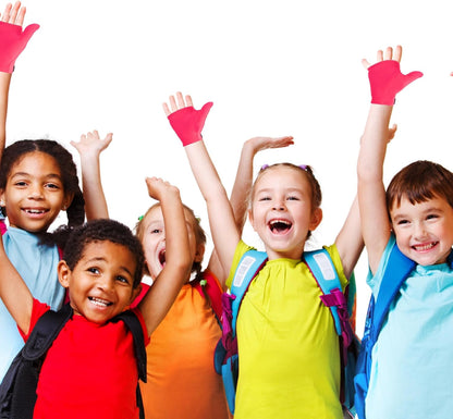 4pcs Thumb Sucking Guard Gloves Kids Anti Thumb Sucking Glove Chewy Compression Thumb Sucking Stop Nail Biting Finger Biting Glove for Kids Thumb Guard for Ages 5-12