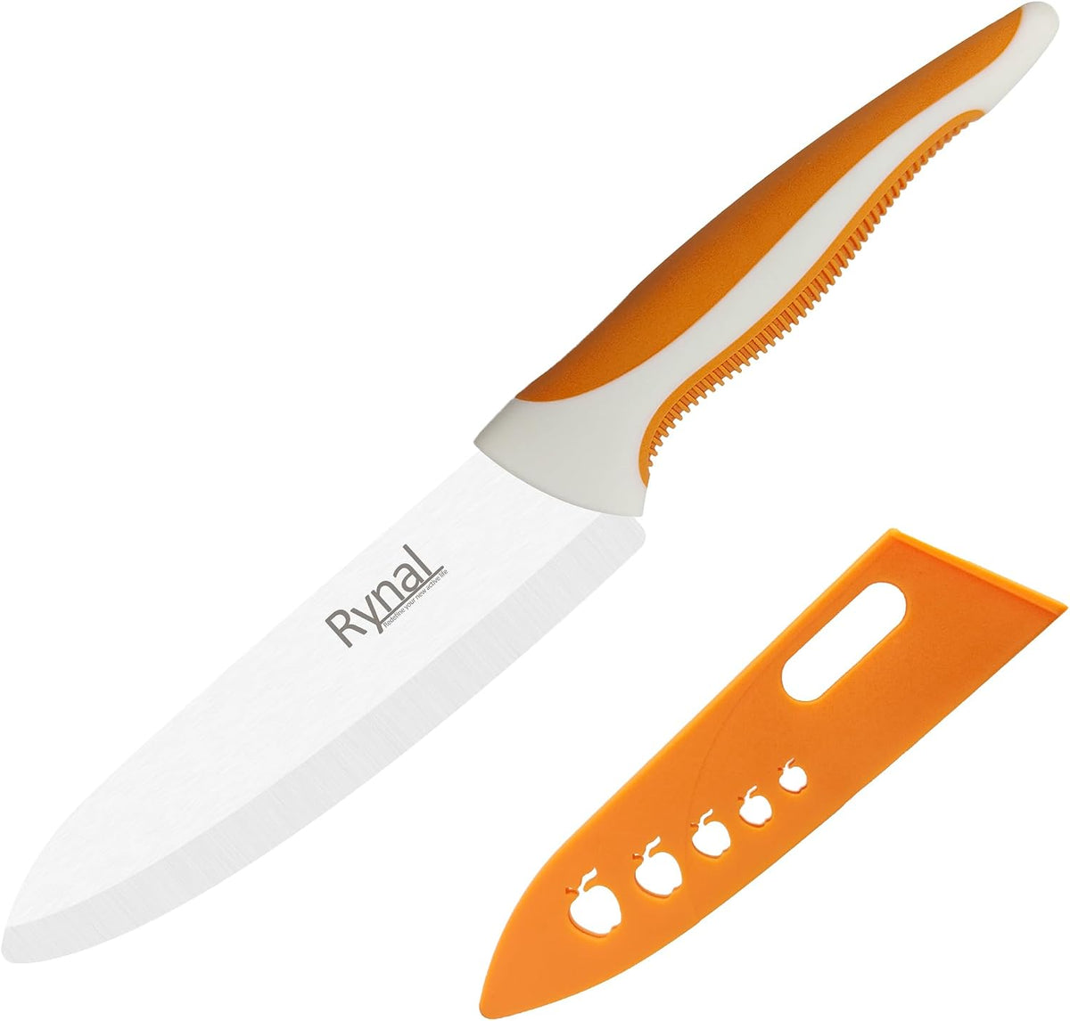 Ceramic Knife - 4" Chef's Paring Knife - Light, Precise, Sharp Ceramic Kitchen Knife with Cover & Soft Grip