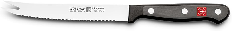 Wüsthof Classic 5" Tomato Knife, Black
