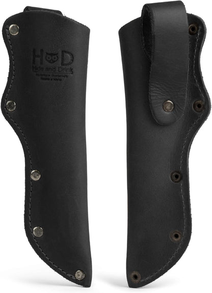 Thick Sheath for Mora Knife with Belt Loop, Knife Sheath, Rustic Holster, Camping Accessory, Tactical Case, Full Grain Leather, Handmade