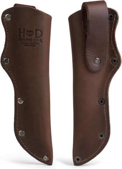 Thick Sheath for Mora Knife with Belt Loop, Knife Sheath, Rustic Holster, Camping Accessory, Tactical Case, Full Grain Leather, Handmade