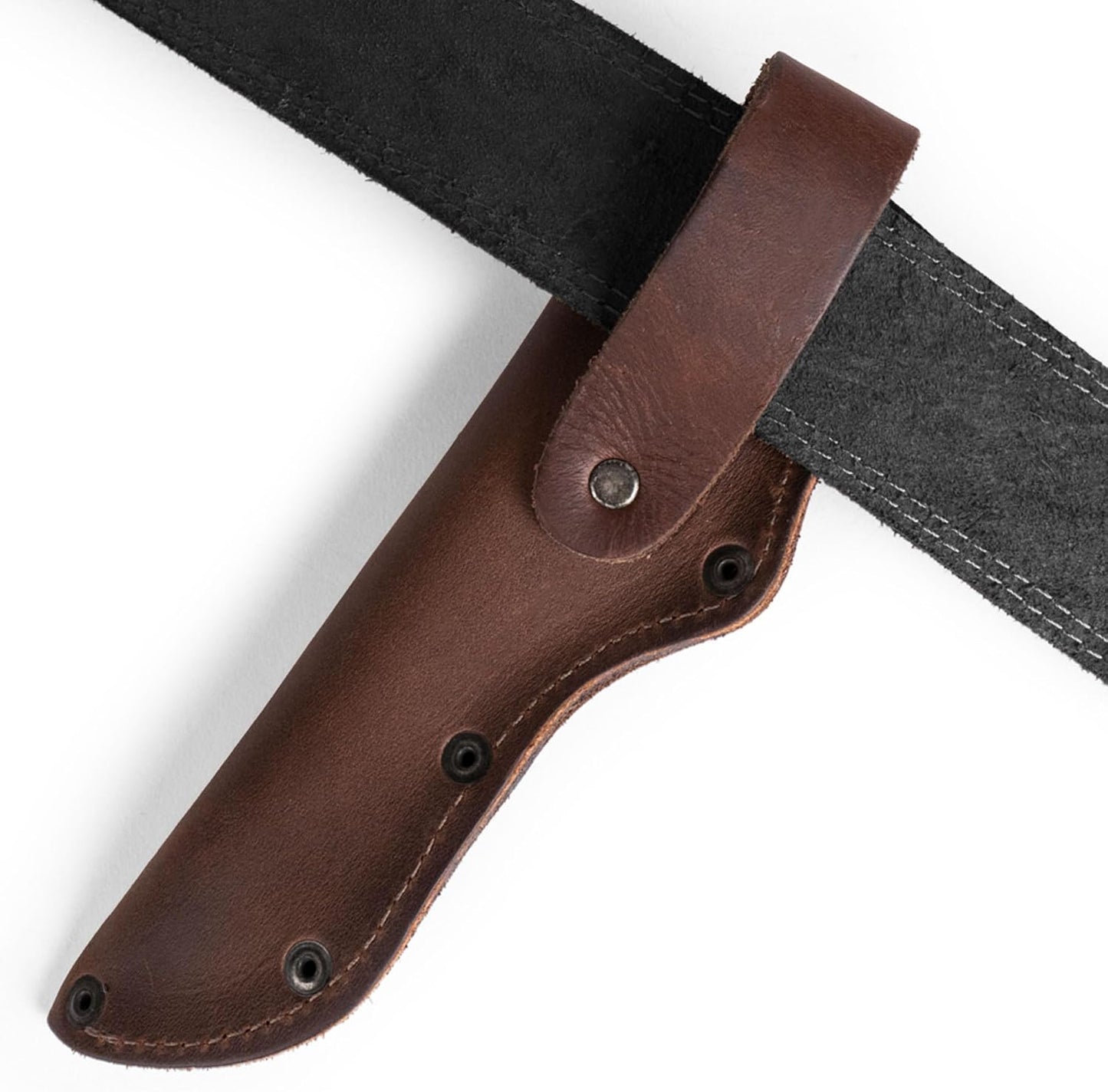 Thick Sheath for Mora Knife with Belt Loop, Knife Sheath, Rustic Holster, Camping Accessory, Tactical Case, Full Grain Leather, Handmade